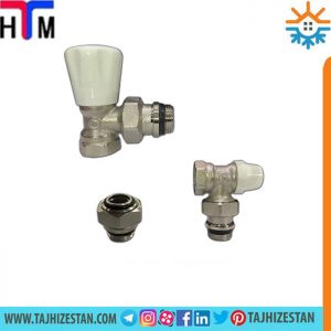شیر زانویی رادیاتور طرح ساده HTM