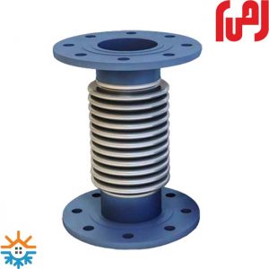 لرزهگیر آکاردئونی تنش فلنج دار ساده ارتعاشات صنعتی ایران